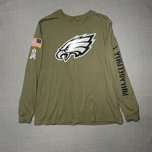 Philadelphia Eagles Long Sleeve T Shirt Size XXL NFL Nike